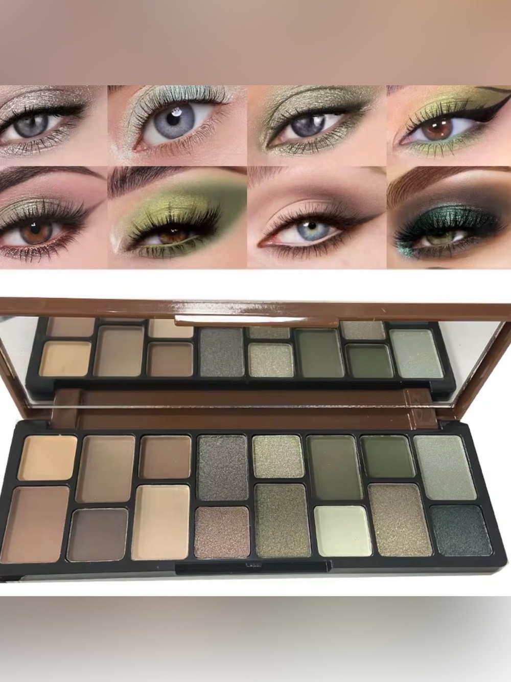 Target Olive & Neutral Eyeshadow Palette - Greens and Browns